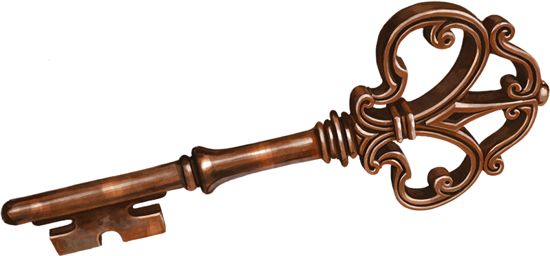 Ornate key